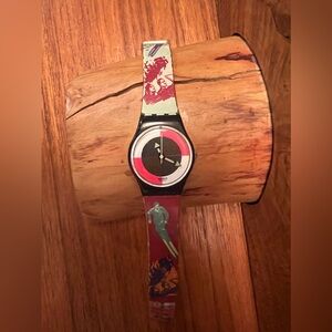 Rare Vintage Women’s 1985 Swatch LB109 NEO QUAD Watch
